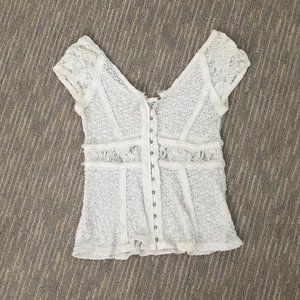 Lace Free People Shirt